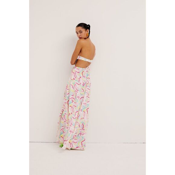 NWT FOR LOVE & LEMONS PALMER MAXI DRESS SIZE S $269 - Picture 3 of 16